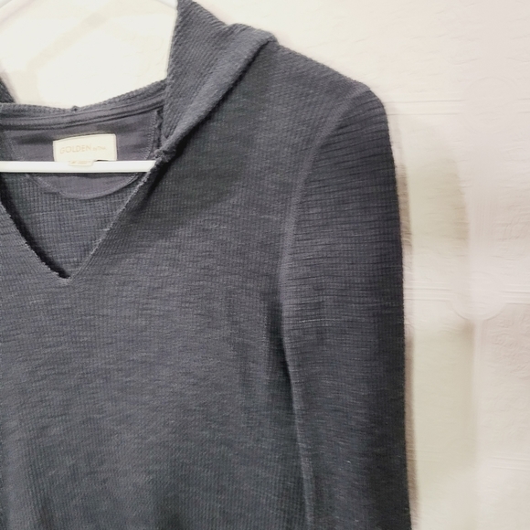 TNA Dark Gray Hoodie Sweatshirt - Picture 5 of 6